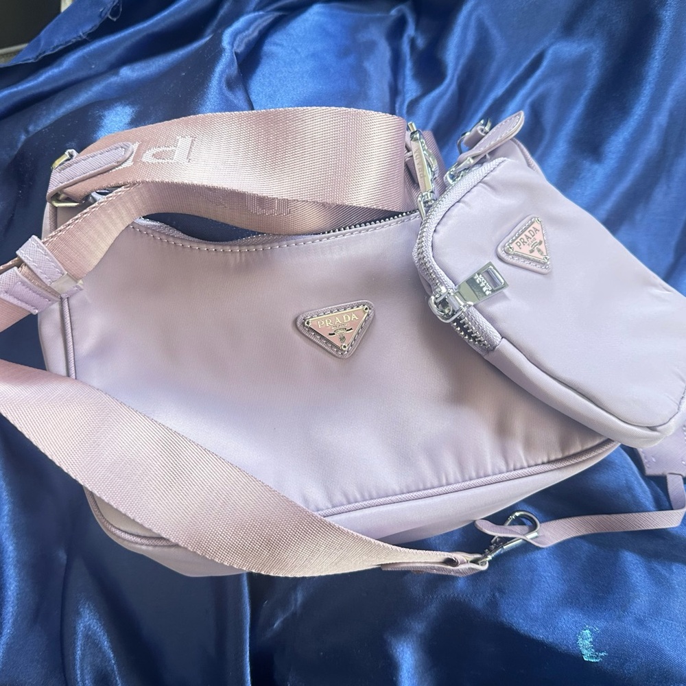 Prada Lavender Crossbody Bag Set - Picture 1 of 10